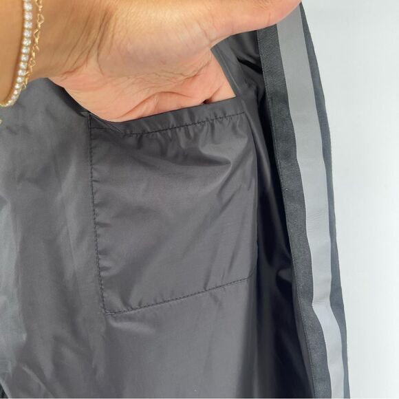 Studio Concept 23 Unisex Black Reflective Tape Y2K Drawstring Track Pants XL - Picture 3 of 16